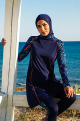 Burkini Modest Swimwear Set 3-Teilig Marineblau "Marina" M2230