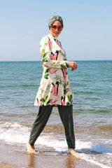 Burkini Modest Swimwear Set 4-Teilig Flamingo Kollektion "Marina" 1966