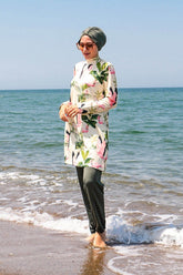Burkini Modest Swimwear Set 4-Teilig Flamingo Kollektion "Marina" 1966