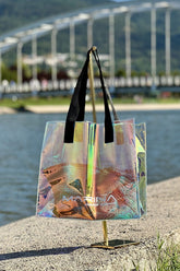 Strandtasche Holographisch transparent "Marina" C2436
