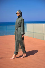 Kimono Pareo Khaki "Marina" P2501-3
