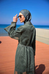 Kimono Pareo Khaki "Marina" P2501-3