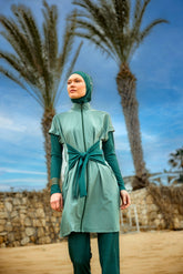Burkini Modest Swimwear Set 4-Teilig Grün "Marina" M2523-1