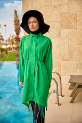 Burkini Modest Swimwear Set 4-Teilig Grün/Schwarz "Marina" M2503-1
