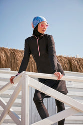 Marina | Modest Swimwear 4-Piece Black - M2330