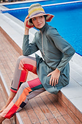 Burkini Modest Swimwear Khaki "Marina" M2279