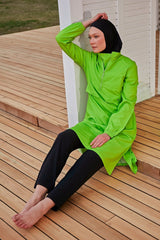 Burkini Modest Swimwear Neongrün "Marina" M2407
