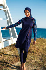 Burkini Modest Swimwear Set 3-Teilig Marineblau "Marina" M2230