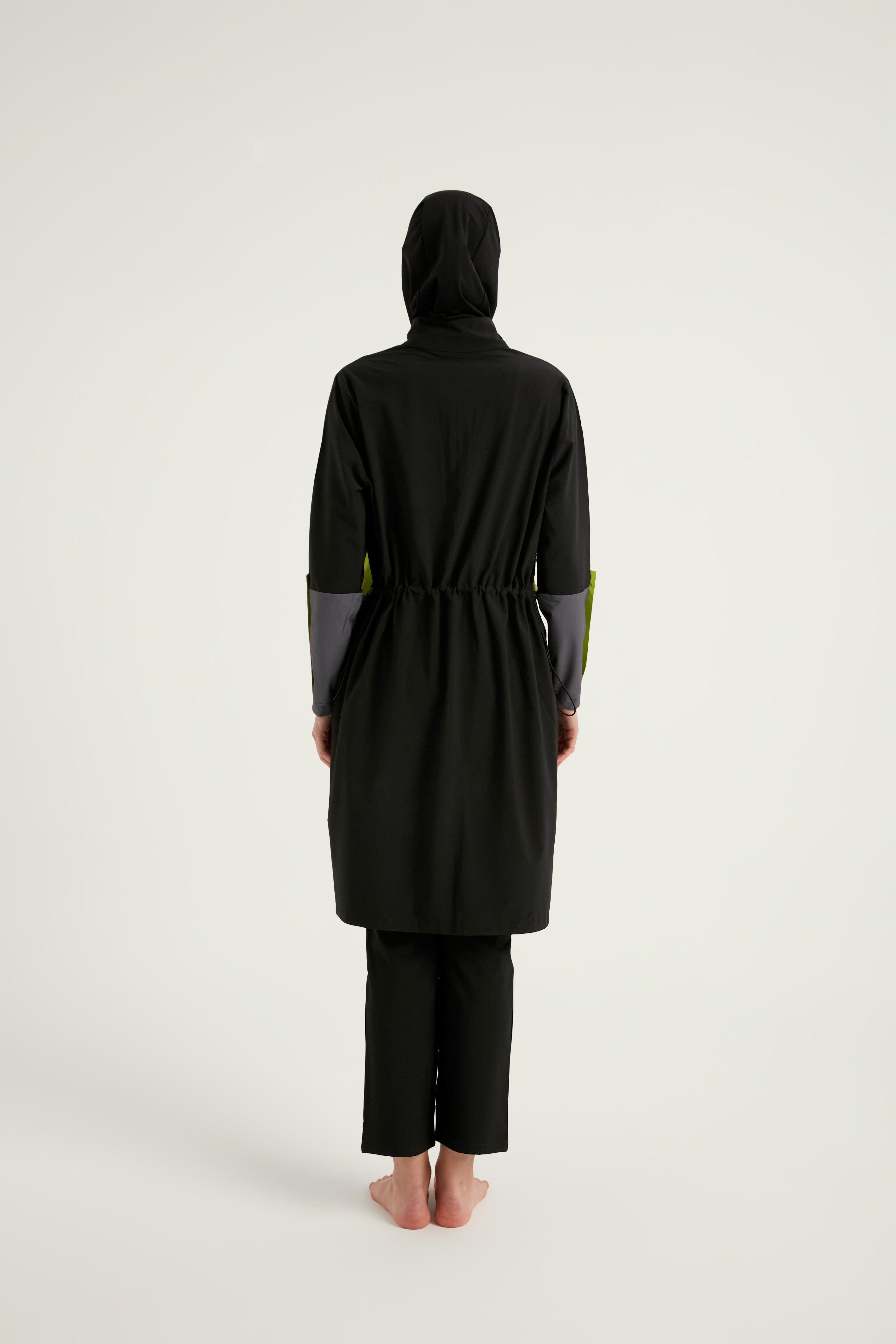 Burkini Modest Swimwear Set 4-Teilig Schwarz "Marina" M2522