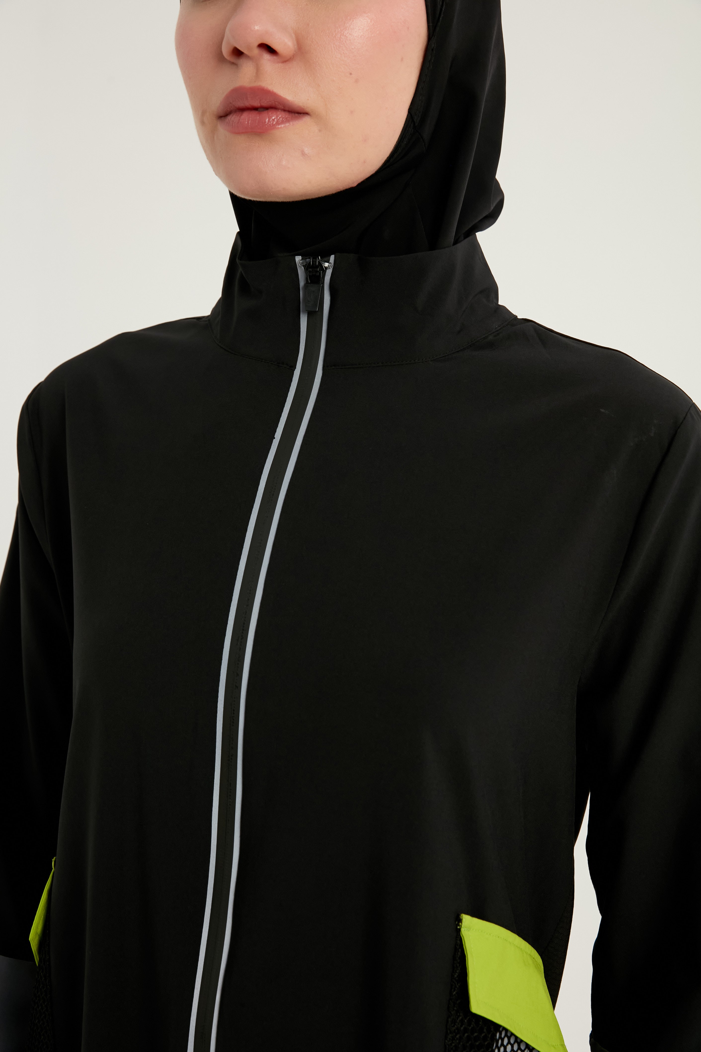 Burkini Modest Swimwear Set 4-Teilig Schwarz "Marina" M2522