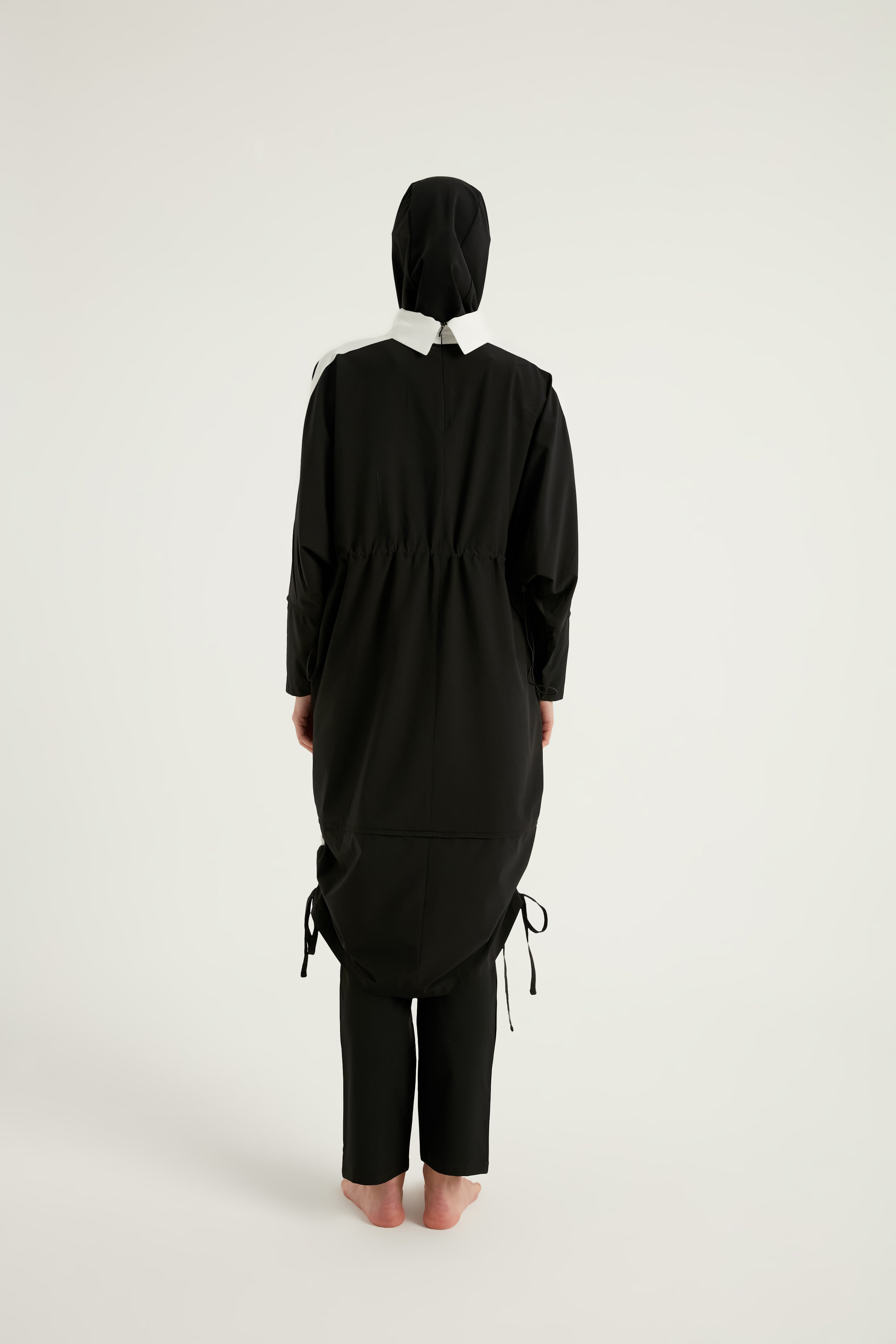 Marina Burkini M2521-3 Schwarz-Weiß Modest Swimwear - UV-Schutz UPF50+ wasserabweisend schnelltrocknend