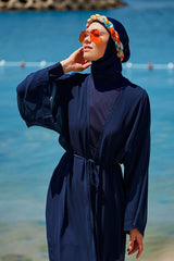 Kimono Pareo Marineblau "Marina" P2343