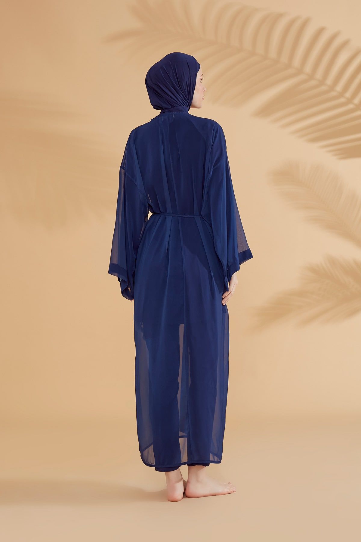 Kimono Pareo Marineblau "Marina" P2343