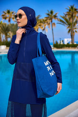Strandtasche Blau "Andalus by Marina" CA2501-4