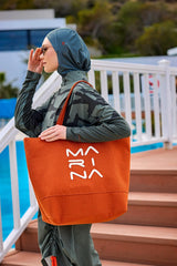 Strandtasche Orange "Andalus by Marina" CA2501-5