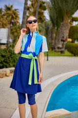 Tankini Semi Suit 3-Teilig Marineblau  "Marina" H2510