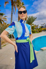 Tankini Semi Suit 3-Teilig Marineblau  "Marina" H2510