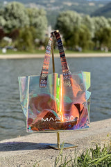 Strandtasche Holographisch transparent "Marina" C2435