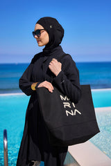 Strandtasche Schwarz "Andalus by Marina" CA2501-1