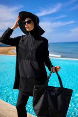 Strandtasche Schwarz "Andalus by Marina" CA2502-1
