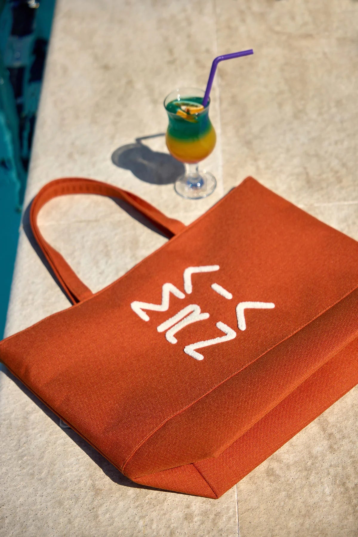 Strandtasche Orange "Andalus by Marina" CA2501-5