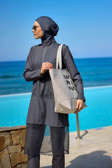Strandtasche Grau meliert "Andalus by Marina" CA2501-3