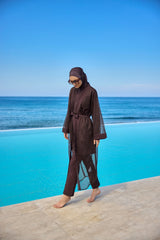 Kimono Pareo Braun "Marina" P2501-4