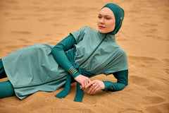 Burkini Modest Swimwear Set 4-Teilig Grün "Marina" M2523-1