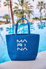 Strandtasche Blau "Andalus by Marina" CA2501-4