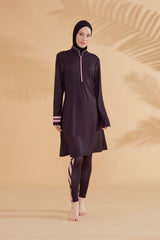 Modest Swimwear 4-Teilig Schwarz "Marina" M2330