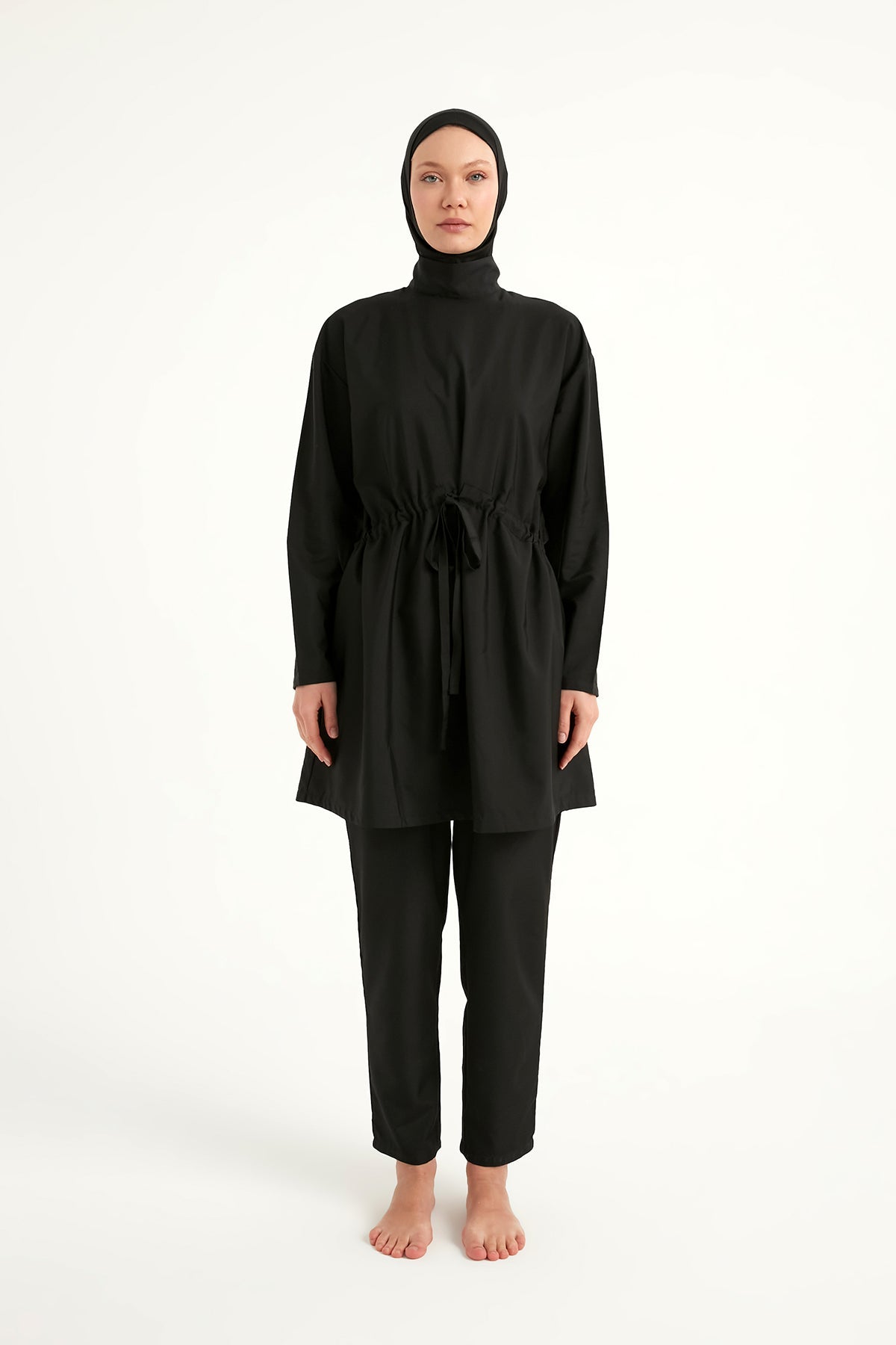 Burkini Modest Swimwear Set 3-Teilig Schwarz "Andalus by Marina" A2502-1