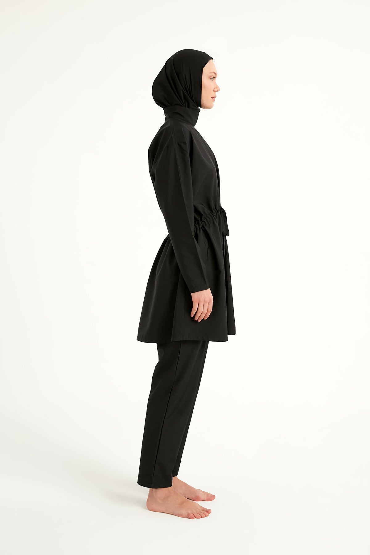 Burkini Modest Swimwear Set 3-Teilig Schwarz "Andalus by Marina" A2502-1
