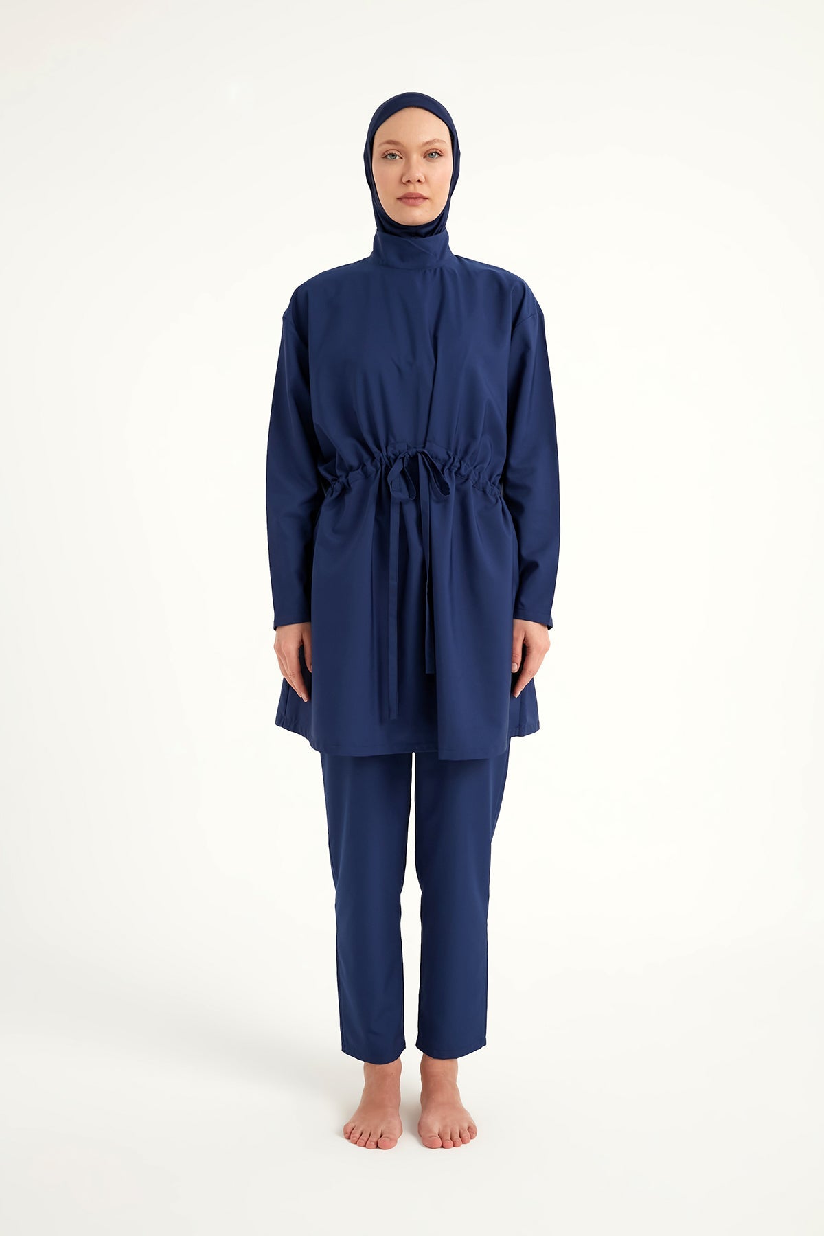 Burkini Modest Swimwear Set 3-Teilig Marineblau "Andalus by Marina" A2502-2