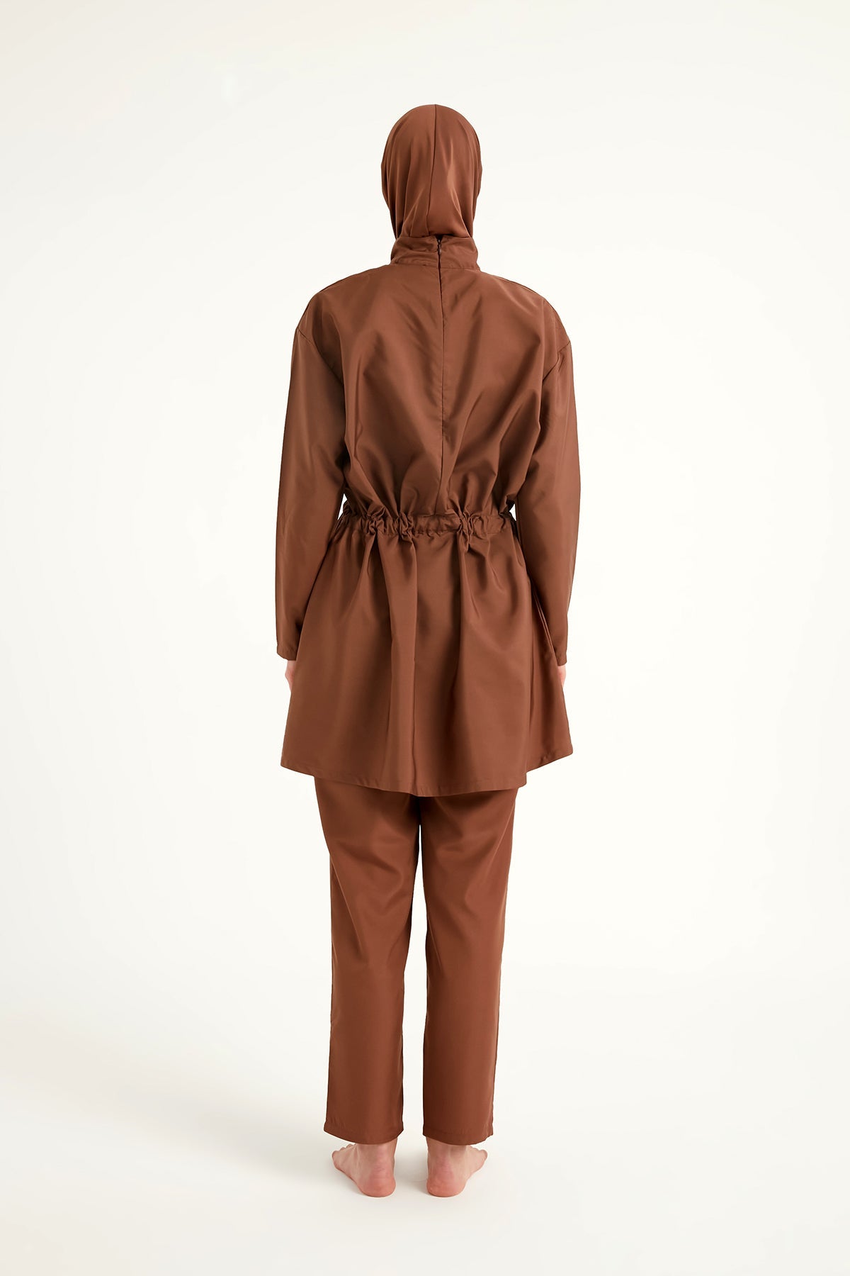Burkini Modest Swimwear Set 3-Teilig Braun "Andalus by Marina" A2502-3