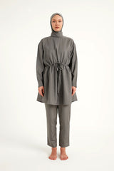 Burkini Modest Swimwear Set 3-Teilig Grau "Andalus by Marina" A2502-4
