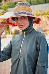 Burkini Modest Swimwear Khaki "Marina" M2279