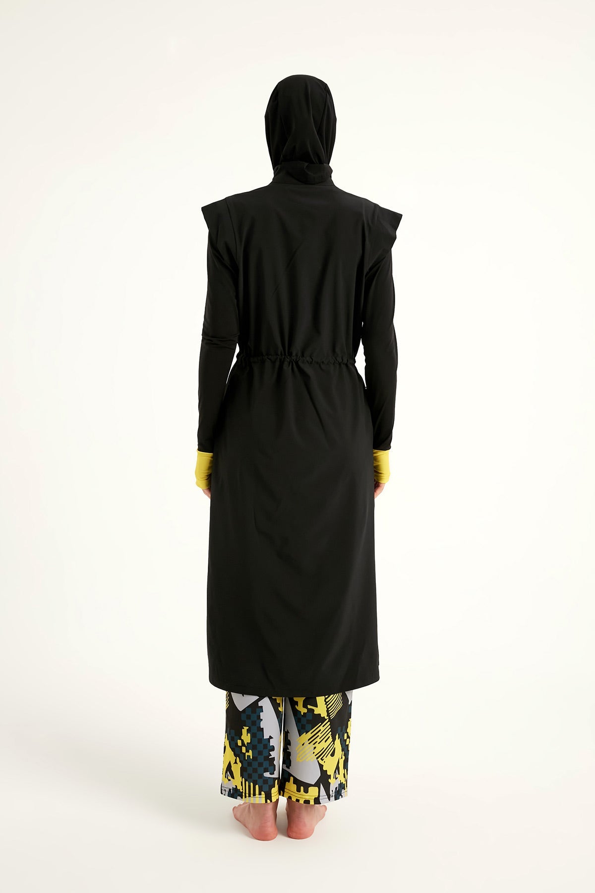 Burkini Modest Swimwear Set 4-Teilig Schwarz "Marina" M2501-1