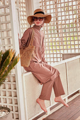 Burkini Modest Swimwear Taupe "Marina" M2405