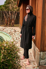 Burkini Modest Swimwear Schwarz "Marina"  M2401